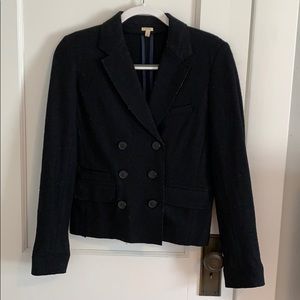 J Crew Black Pea Coat